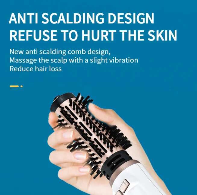 km-8020 Adjustable Temperature Fast Heating Multifunctional Electric Dryer Curg Straight Hair Comb