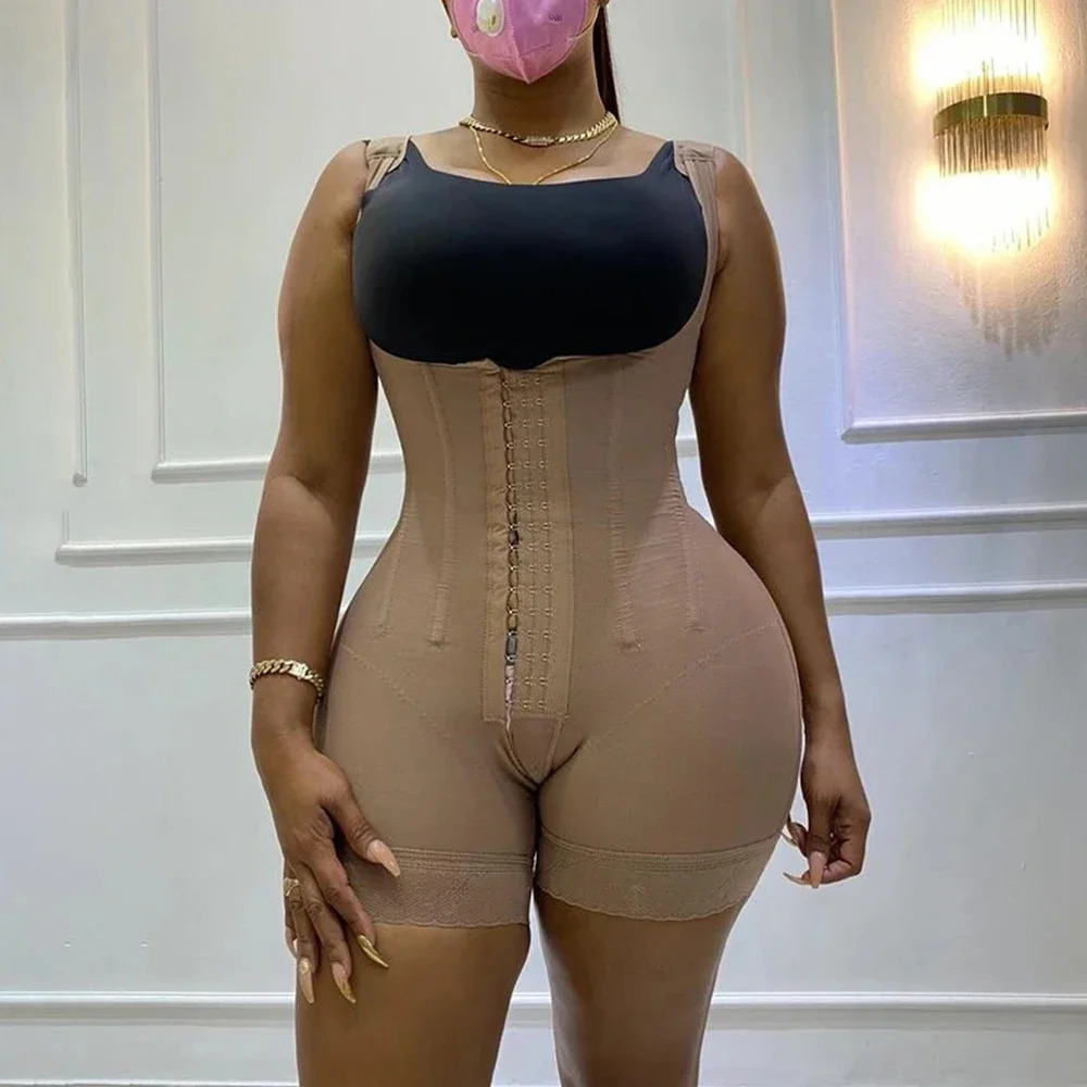 Fajas Colombianas Post Liposuction Reductoras Postpartum Girdle Stage 2 BBL Tummy Tucker Full Body Sculpting Shapewear 250103