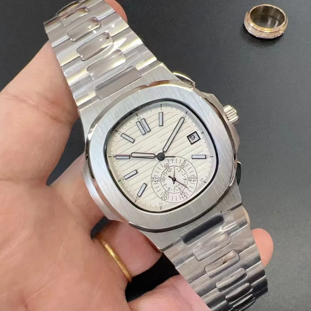 Watches Men luxury5980/5726 Automatic Mechanical Watch for Men SS Band Business Sapphire Solid Clasp President Mens Sports Man Wristwatch
