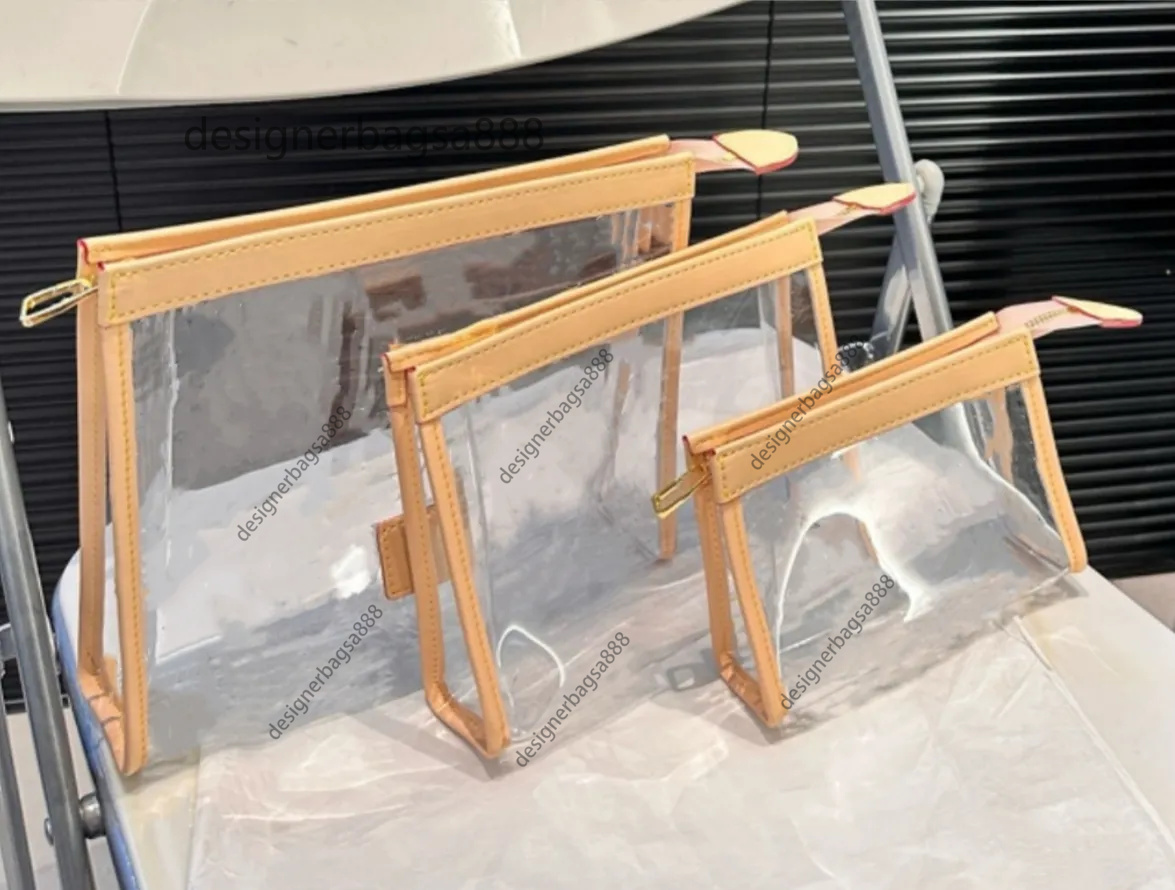 Luxury's Jelly makeup bag cosmetic plastic bag Designers washing bags Women clutch bag