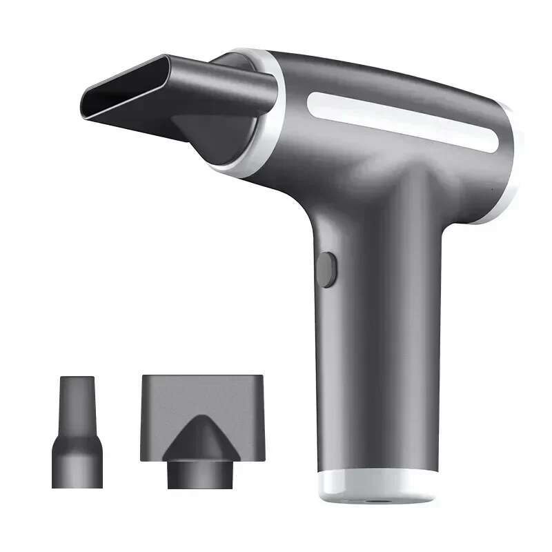 in 1 Wireless Hair Multifunctional Air Duster Blower Travel Portable USB Rechargeable Negative Ions Blow Dryer