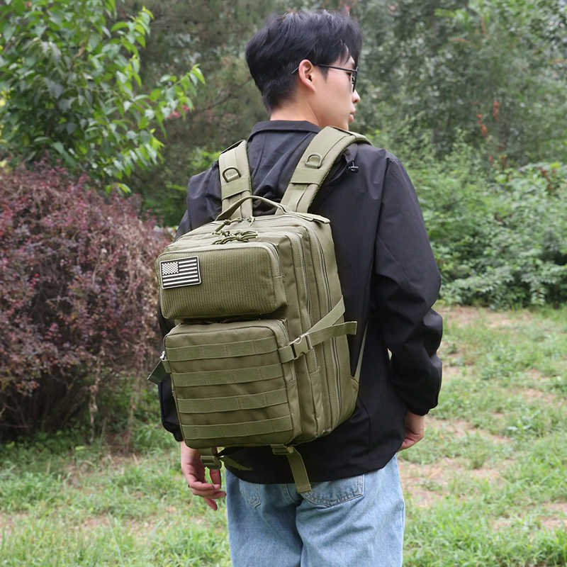 Tactical Bag Outdoor Hiking Bag Daypack Backpack Sports Multifunctional Large Capacity Travel Bag Backpack 240920