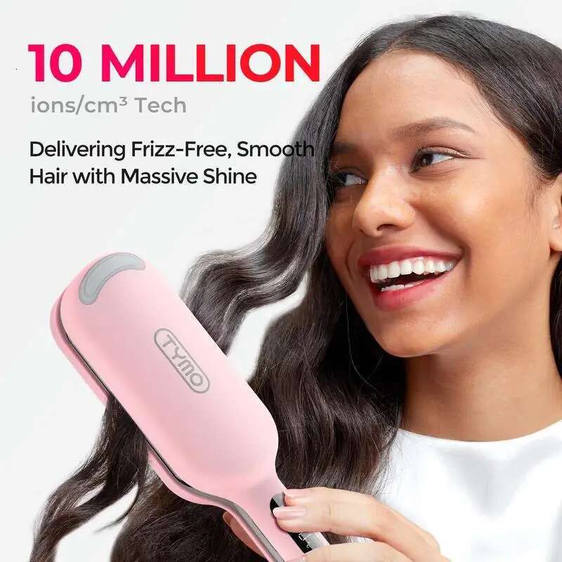TYMO ROVY-Wave Curg Iron for Easy Comfort Styg Negative Ionic hairwaver comfortable handle