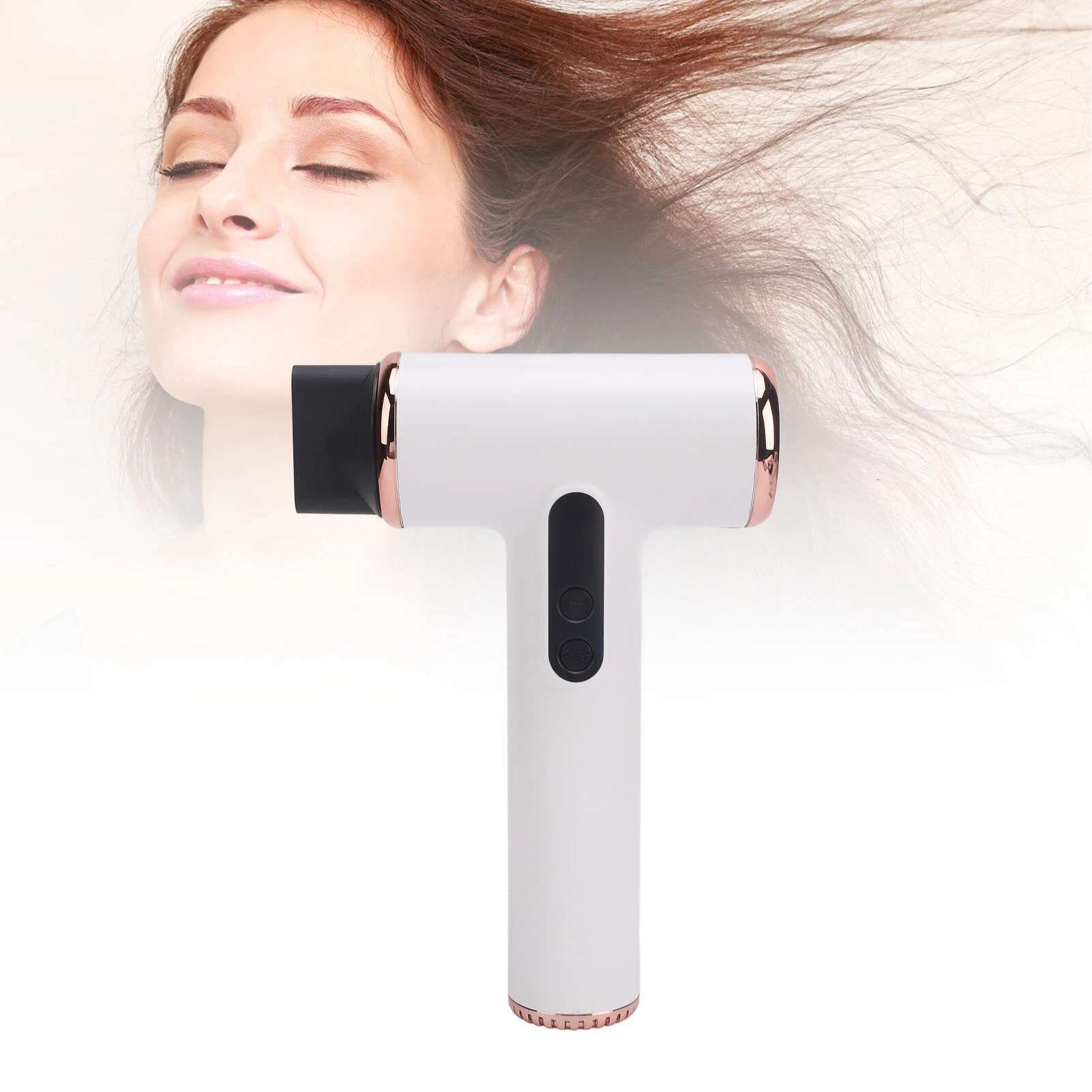 Compact Blow Portable Fast Drying USB Rechargeable Speeds 3 Temp Small Cordless Hair Dryer Outdoor for Women