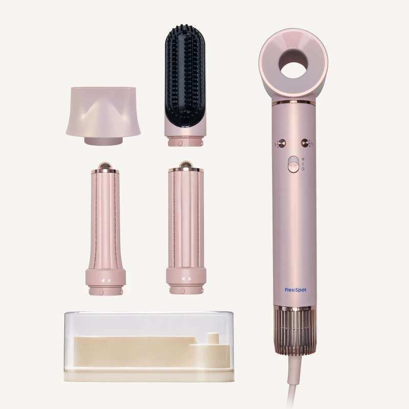 5-in-1 Multi-Functional Hair Dryer:Intelligent Heat Control 600 Million Negative Ions for Frizz-Free Styg