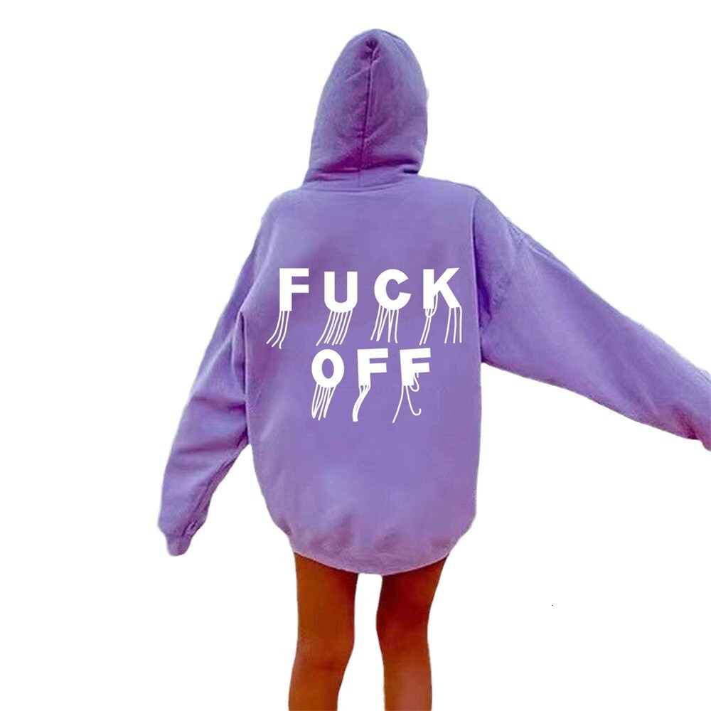 New Model With Free Shipping Tassel Hooded Hoodie Women's Letter Printed Loose Sport Top XS To 5XL