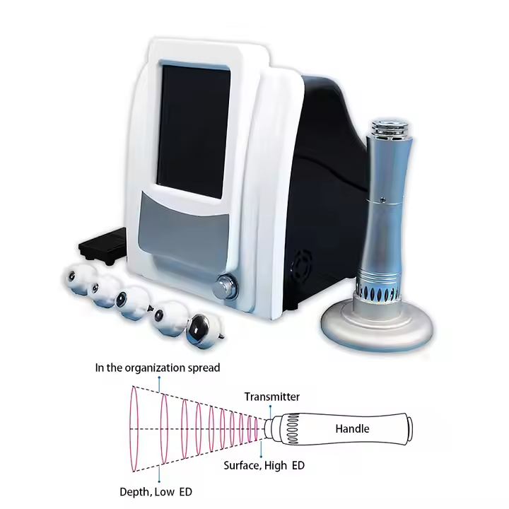 Shockwave Therapy Device Physical Therapy Professional Erectile Dysfunction Therapy Body Massage Pain Relief Focuse Shockwave Physiotherapy Machine