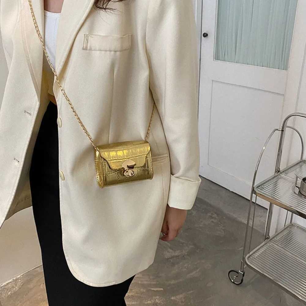 Trendy Mini Shoulder Bag Casual Chain Messenger Bag Daily Commuting Bag Lipstick Coin PurseC250106