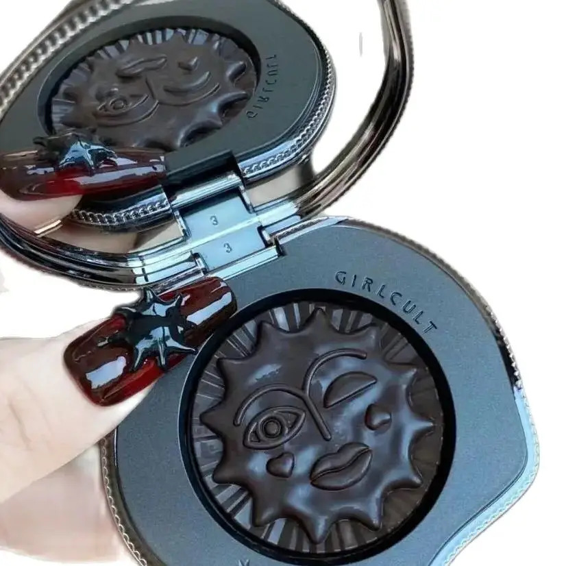 Girlcult Mood Blush Contour Highlighter Cute Makeup Cruelty-Free Powder Blush Face for a Shimmery or Matte Finish 250106