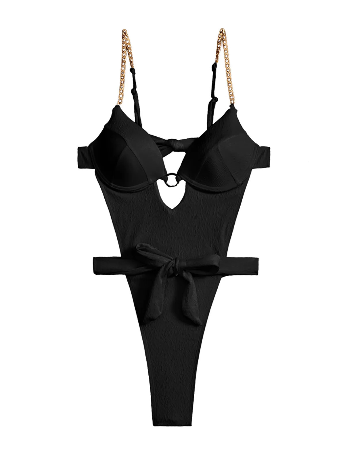 S XL Extreme Mini Micro Thong Underwired High Leg Cut One Piece Swimsuit Women Swimwear Female Bather Bathing Suit Swim K5184 250106