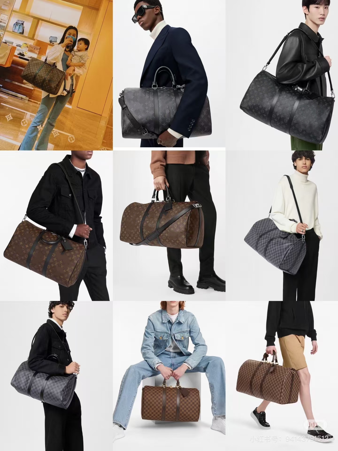 5A Designer bag large capacity waterproof duffel bag Classic Chain Travel Bag Outdoor leather printed stripe embossed oversized designer duffel bag Tote