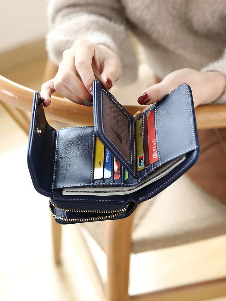 Women's Wallet Female Brief Paragraph 2022 New Fashion Students Pure And Fresh Ms. Lovely Small Purse Hand Wallets