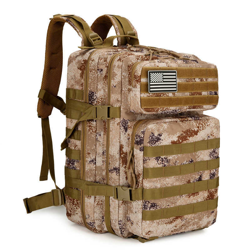 Tactical Bag Outdoor Tactical Backpack Outdoor Mountaineering Large Capacity Travel Bag Military Fan Camping Backpack 240920