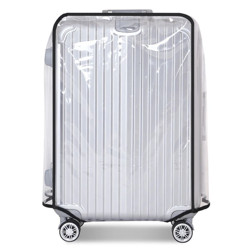 Transparent PVC Luggage Cover Waterproof Trolley Protective Cover Thicken Durable Suitcase Dust Protector Cover Travel Accessory 250103