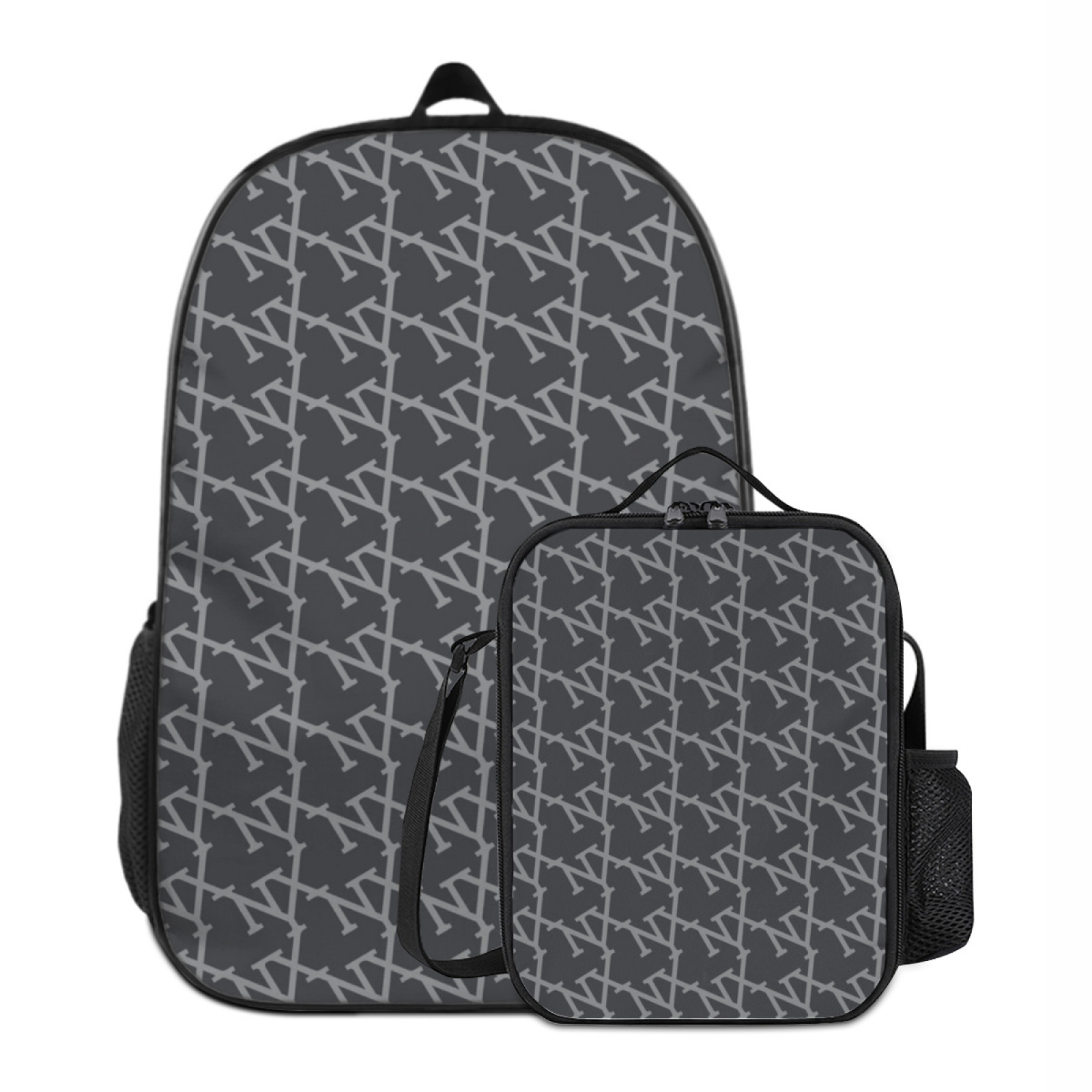 NXY 2-piece suit school bags backpack designer bag women Denim backpacks bookbags womens fashion all-match simplicity back packs with insulated lunch 