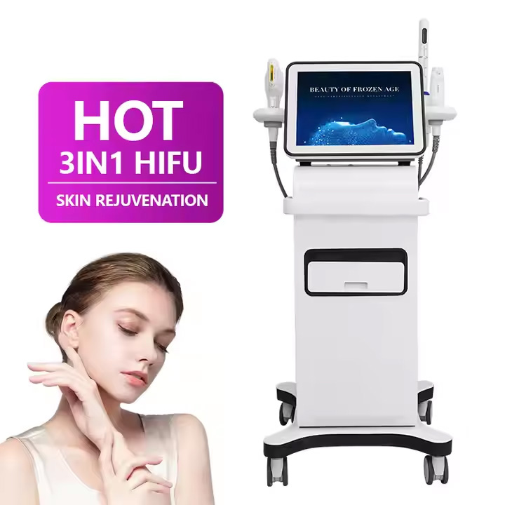Factory Price Face Lift 5 D Hifu Lose Weight Machine Focused Ultrasound Hifu Facial Body Lifting Ce Portable Hifu 3 In 1 Personal Care Home Device