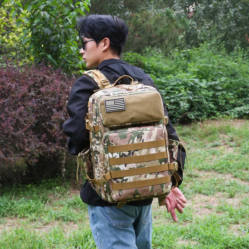 Tactical Package Outdoor Sports 3d Package Camping Sports travel bag Daypack Outdoor Mountaineering Camouflage Backpack 240920