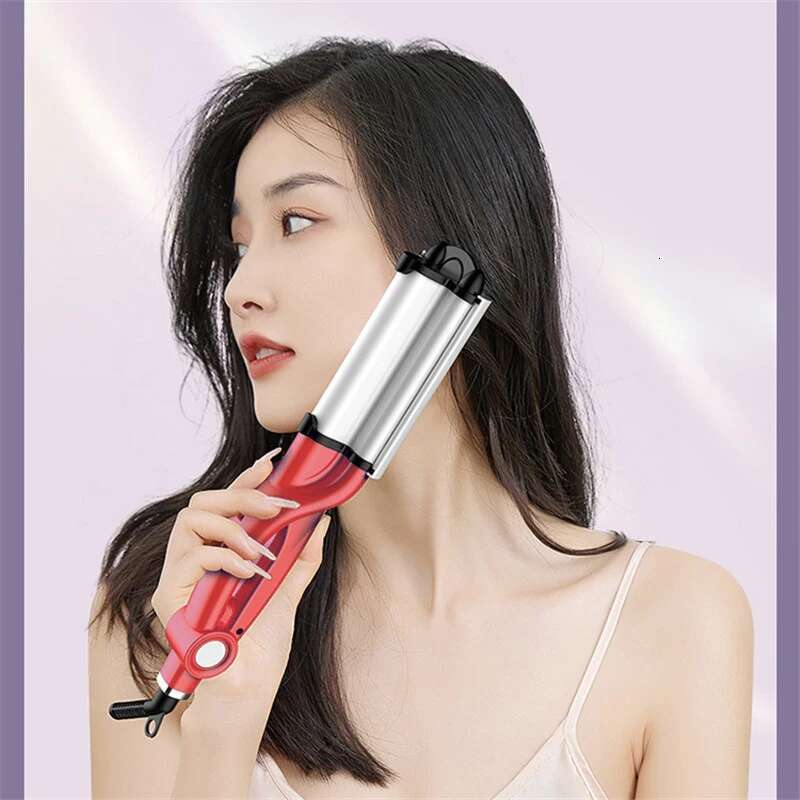 Bed Wave Head Artist Deep Waver Hair Curg Iron Combat Frizz and Add Massive Shine for Beachy Waves Curler Styg Tool