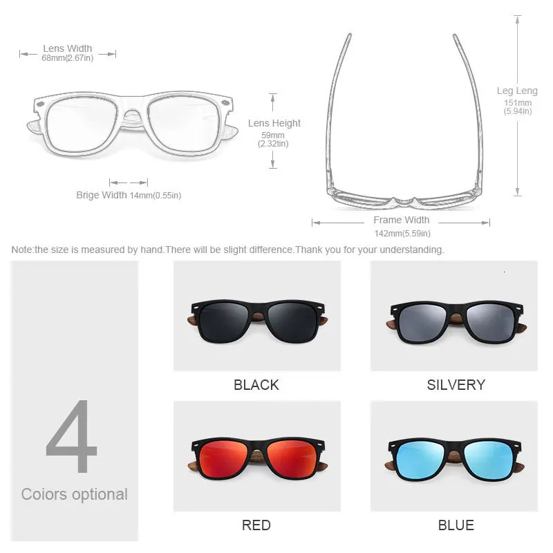 Oi Wood Natural Wooden Sunglasses Men Polarized Fashion Sun Glasses Original Wood De Sol Masculino TR90 Frames 250106