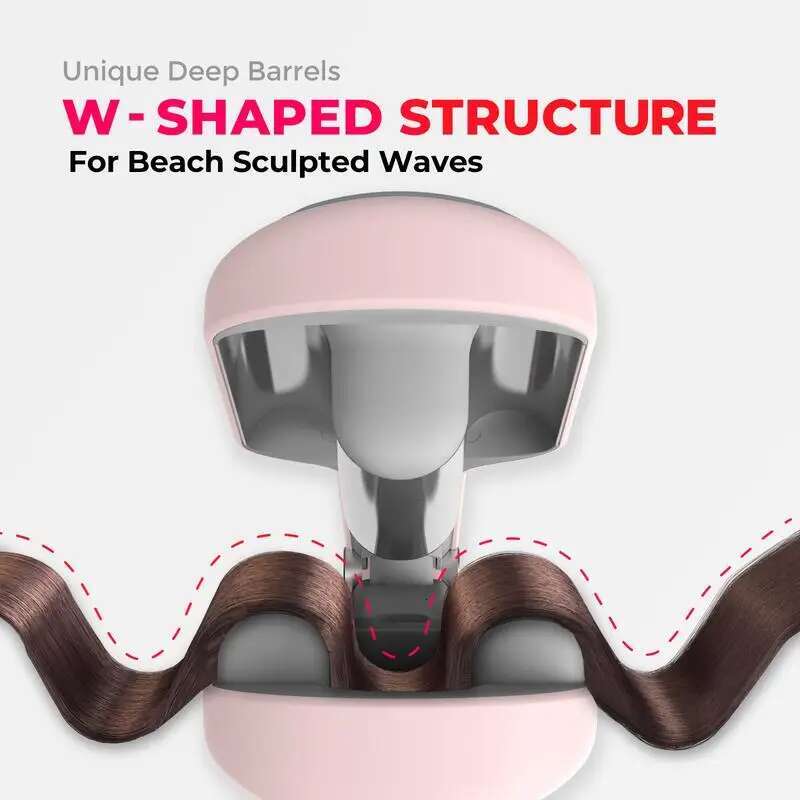 TYMO ROVY-Wave Curg Iron for Easy Comfort Styg Negative Ionic hairwaver comfortable handle