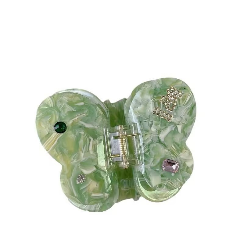 Non-marking acetate scratch clip butterfly shark clip hair clip hair accessories senior sense of cute headdress dopamine Yiwu accessories