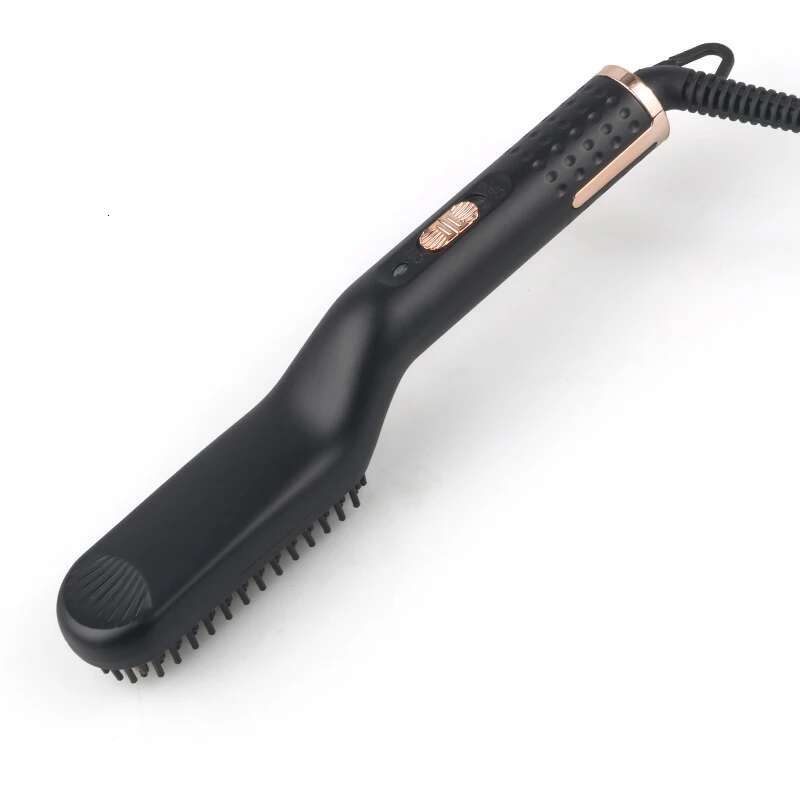 Multifunctional Men Straightener Portable Quick Heating Electric Hot Hair Brush Anti-Scald Beard Style Comb for Man
