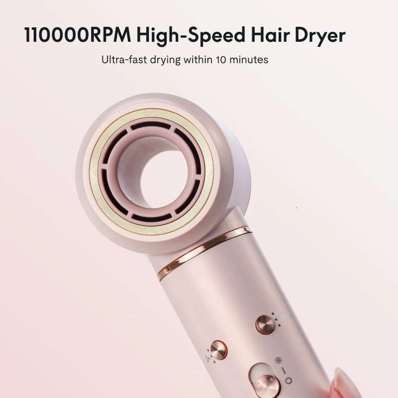 5-in-1 Multi-Functional Hair Dryer:Intelligent Heat Control 600 Million Negative Ions for Frizz-Free Styg