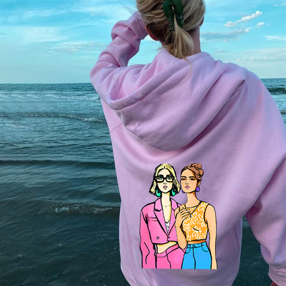 Sportswear Dropped Shoulder Sleeve Sweatshirt Fashion Hoodie XS to 5XL