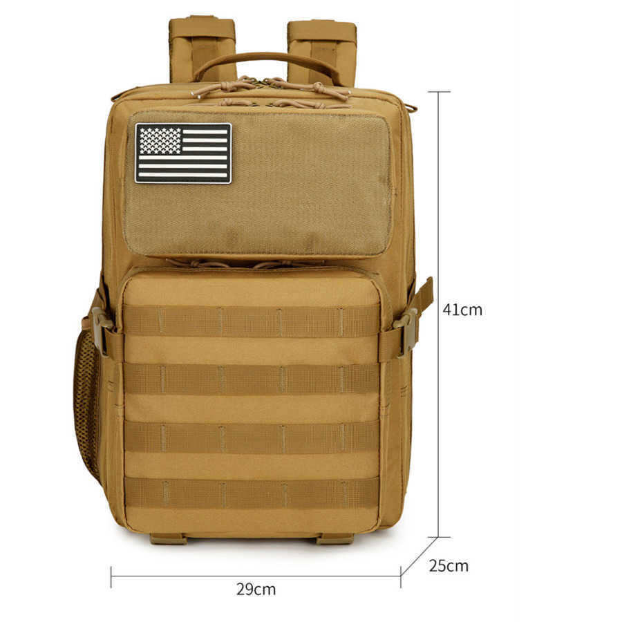 Tactical Bag Outdoor Hiking Bag Daypack Backpack Sports Multifunctional Large Capacity Travel Bag Backpack 240920