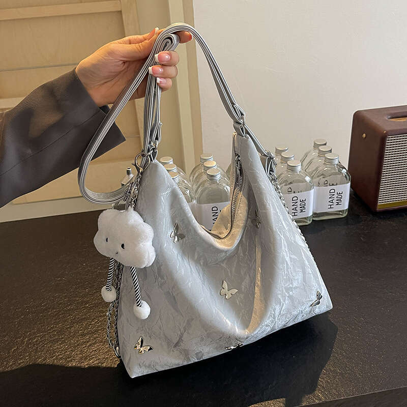 Large Capacity Bag, Women's New High-End Niche Design, Commuting Multifunctional Backpack, Single Shoulder Crossbody Backpack