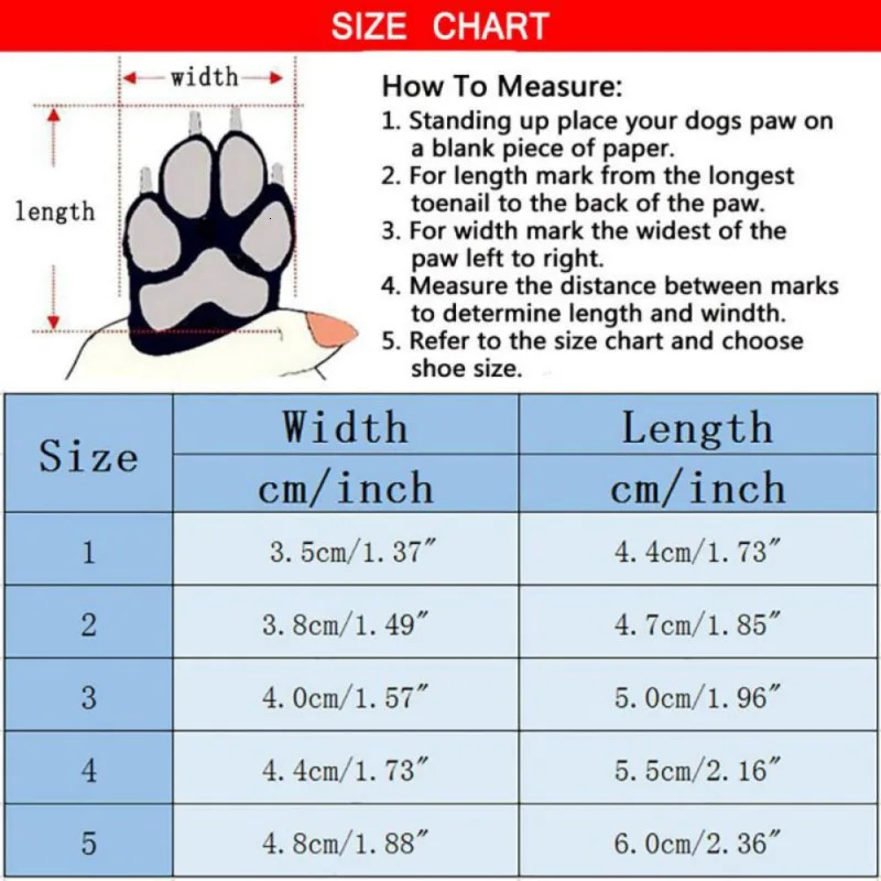 4pcsset Pet Dog Puppy Winter Warm Snow Boots Casual Dog Shoes Pet Slip-Resistant Shoes Teddy Comfortable Cotton-Padded Shoes 250106