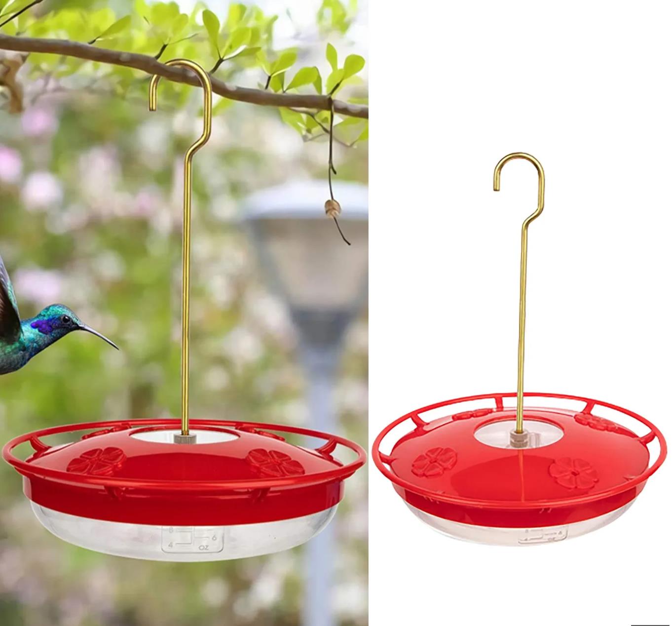 Hummingbird Feeders for Outdoors Hanging With Perch And Built-in Ant Moat Humming Bird Feeder 2024 New Windchime
