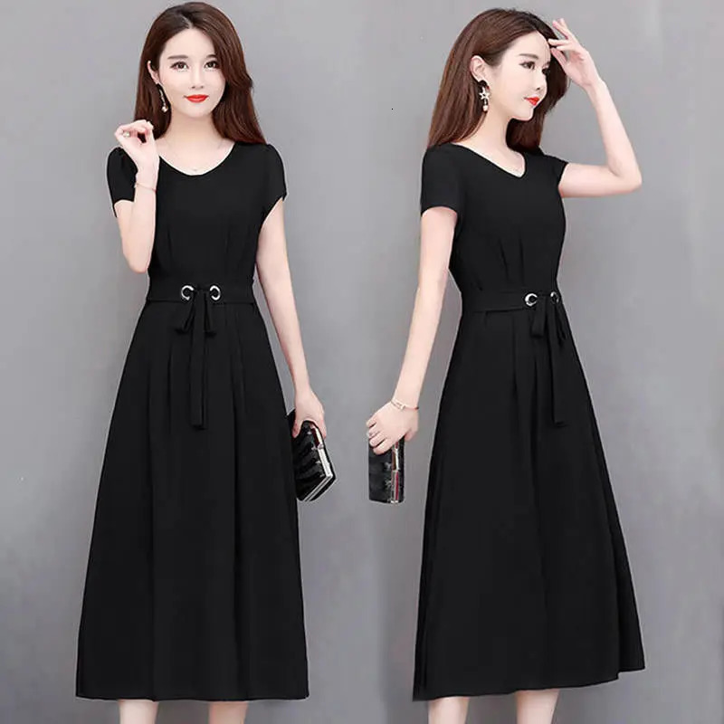 Summer 2025 Befree Beach Long Retro Bandage Casual Ruffle Elegant Maxi Party Short Sleeve Silk 5XL Dress Vestidos Sexy Women 250103