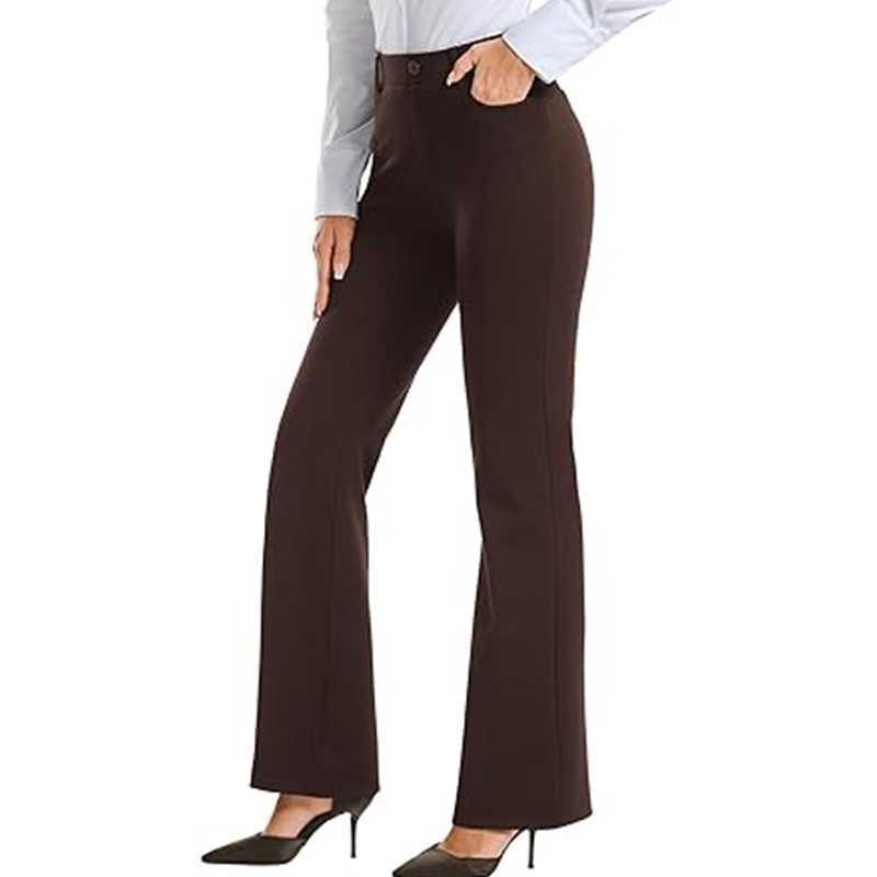 Womens Formal Pants Business Casual Work with Pockets Regular Suitable for Office Wear