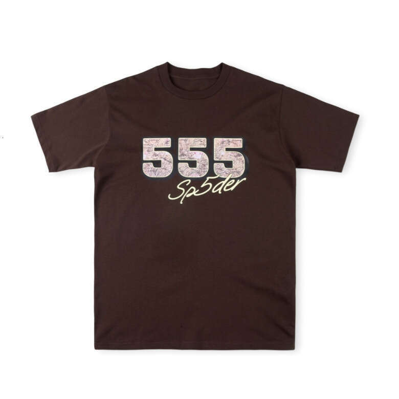 New Hip Hop Brand 555555 Foam Letter Love Round Neck Short Sleeve T-shirt for Men and Women
