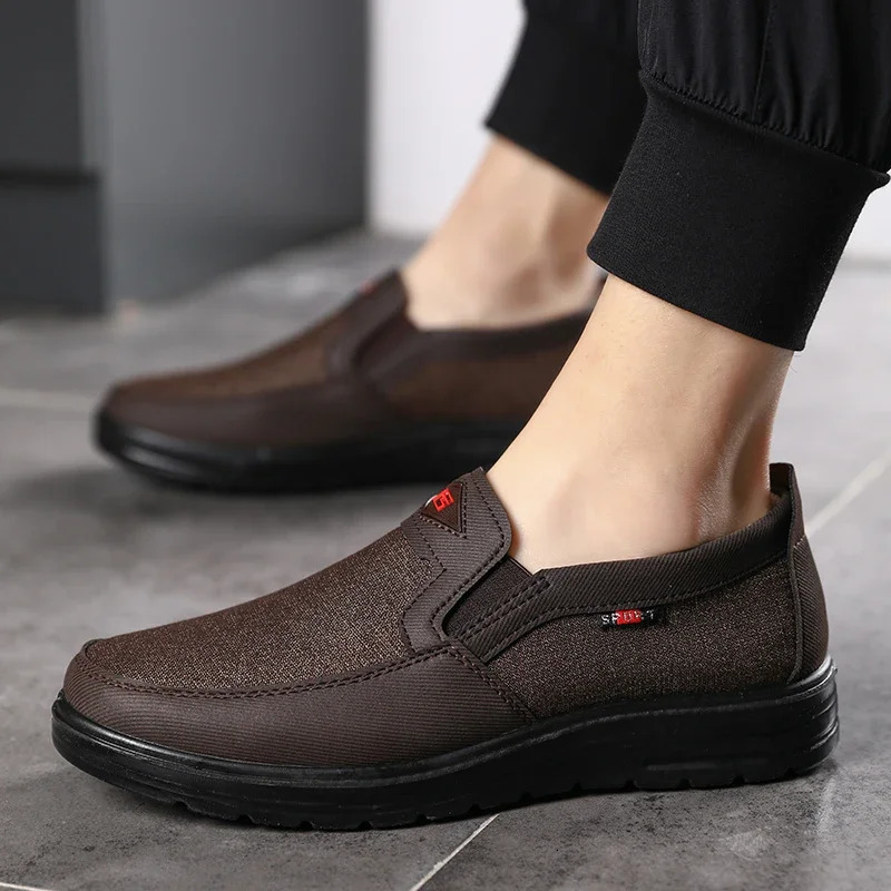Lightweight Men Casual Shoes Canvas Shoes Wear-resistance Non-slip Mens Loafers Breathable Comfort Driving Shoes Zapato Hombre 250106