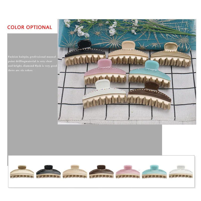 Handmade A Paris French Hair Claw Clip for Women Girls Elegant Acetate Hair Accessory Ornament Jewelry Tiara for Bridal 250106