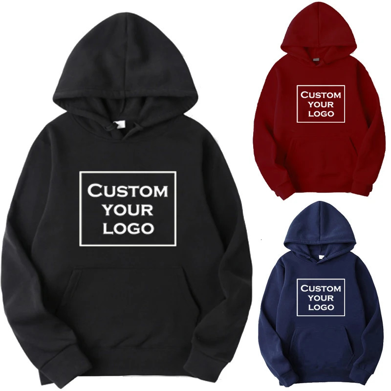 DIY Mens and Womens Solid Color Pocket Hoodies Sports Fitness Sweatshirts Fashionable Casual Pullovers Multi Color 250106