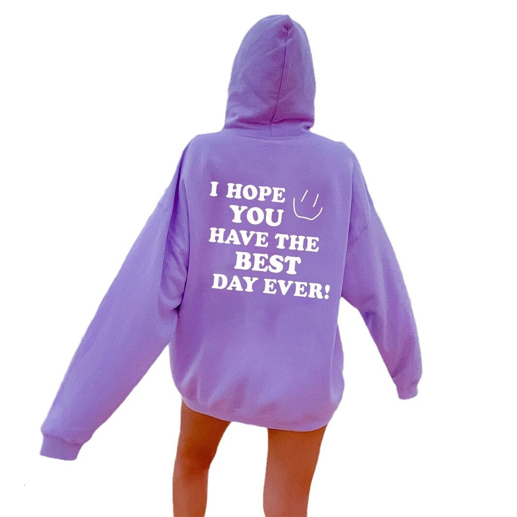 Women's Hooded Sweatshirt 2025 Ss For Couples Designer Style, Men's And Women's Cotton Hooded, Warm And Brushed Letter Print Free Shipp