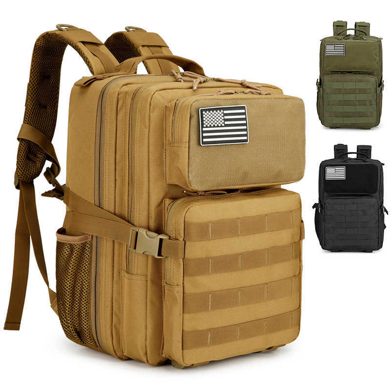 Tactical Bag Outdoor Hiking Bag Daypack Backpack Sports Multifunctional Large Capacity Travel Bag Backpack 240920