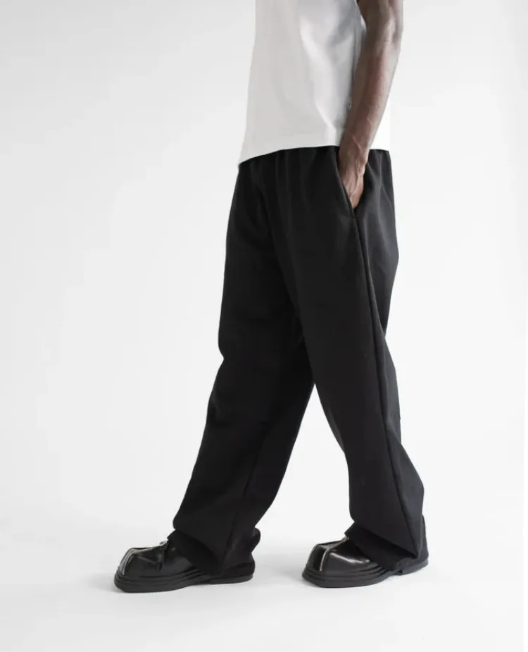 autumn thick and loose sports pants street casual Harajuku cotton lined Y2k mens and womens freight pants 250103