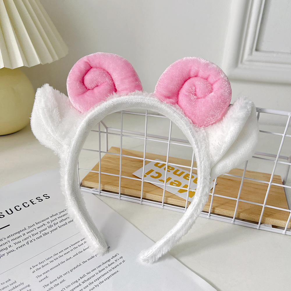 Adorable Sheep Ear Headband - Cute Korean Style Hair Accessory for Girls