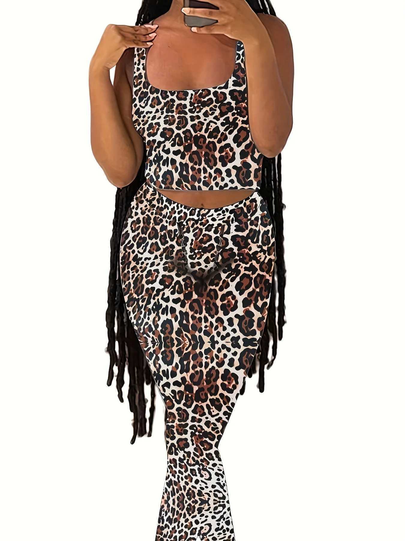 Casual Workout Short Sets 2 Piece Outfits for Women Ribbed Crop Tank Top High Waist Leggings activewearXJ250106