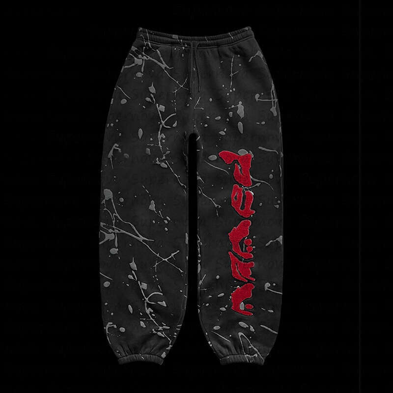 casual top Y2K hip-hop outfit street men's and women's pullovers trendy letter printed loose hoodie