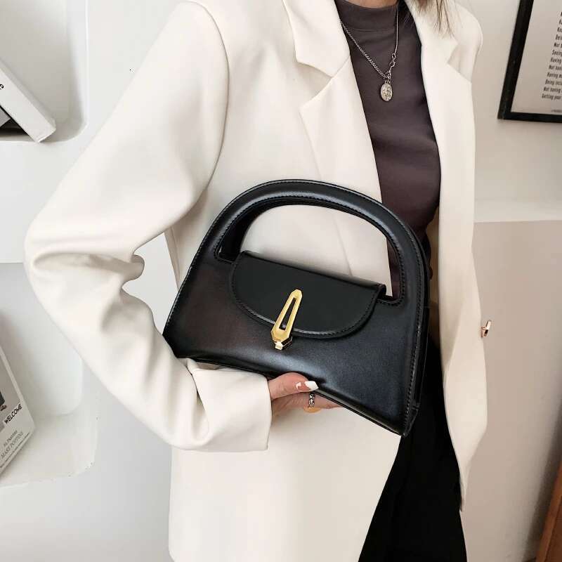 Small PU Leather Crossbody Bag 2023 Summer Trendy Women's Designer Handbag Cute Tote Shoulder Bags Short Handle