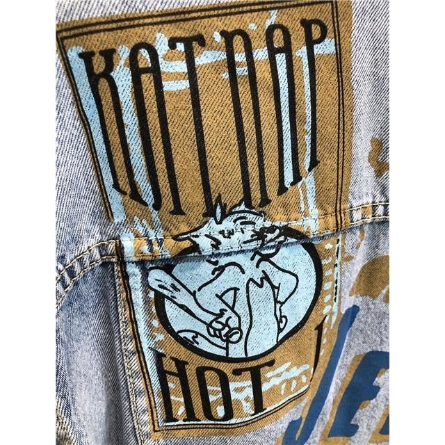 Denim Jacket Men Slimming Versatile Trendy Streetwear Top Cloth Material Regular Length Outerwear For Spring Autumn