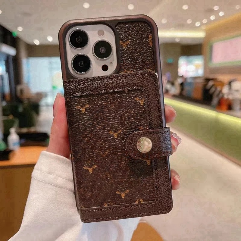 Designer Crossbody Card Wallet Phone Cases For iPhone 15 14 15Pro 14Pro 14Plus 14ProMax 13 13Pro 13ProMax 12 11 X XR XS Luxury Handbag Case With Card Slot Shoulder