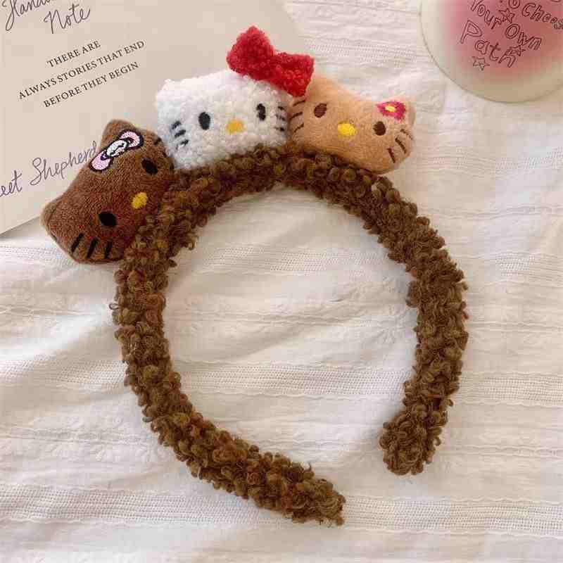 Kids' Wide Banded Headbands with Cartoon Design & Decorative Details