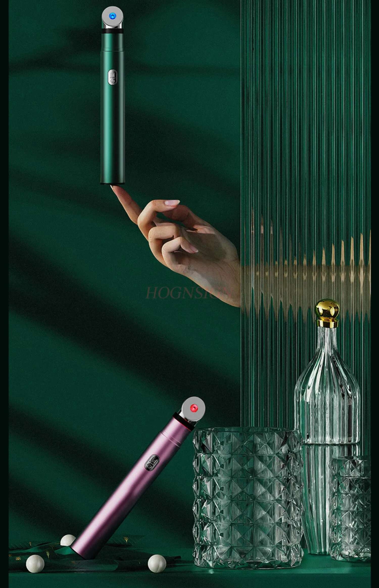 Beauty Instrument Ice Hot Apply Bag Fine e Eye Cream Introduction Massage Stick