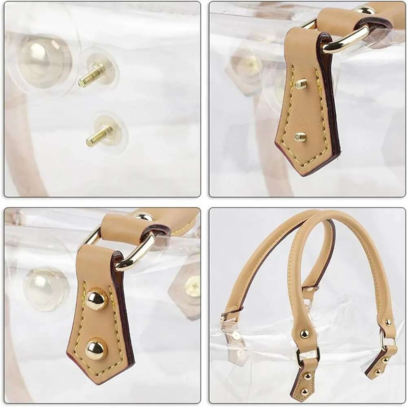 Materials Install Yourself Clear Tote DIY Handmade PVC Gift Large Capacity Shoulder Bag Woman